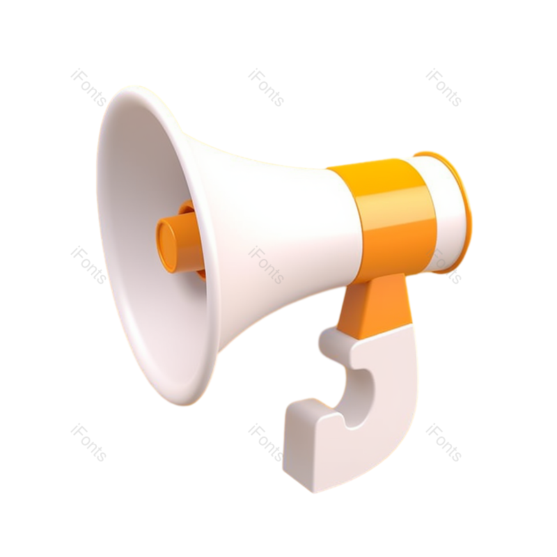 节日图片,商品元素,商务PNG,喇叭免抠素材